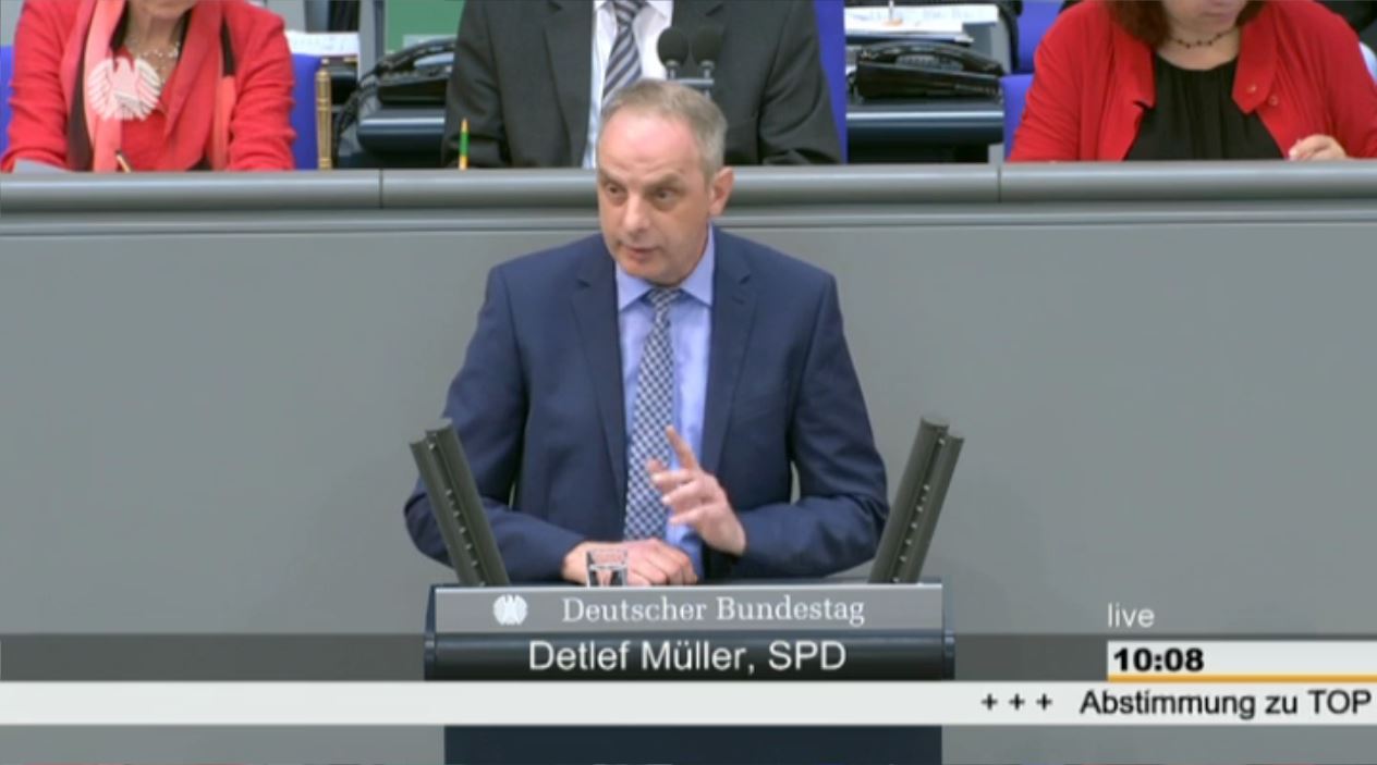 Die Rede zur Weiterentwicklung der transatlantischen Beziehungen von Detlef Müller| MdB im Deutschen Bundestag am 15.04.2016